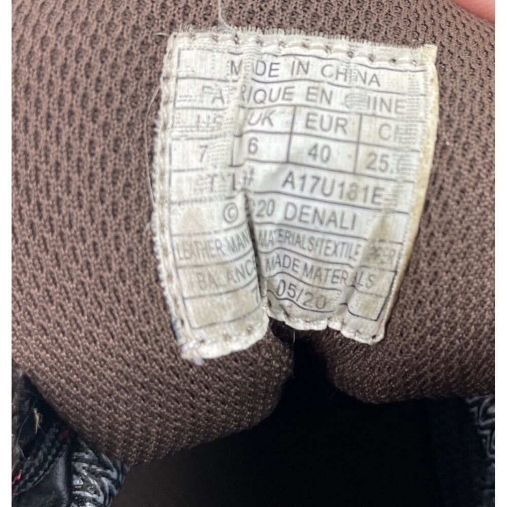 Denali Mens Waterproof Hiking Boots Brown/Black/Red Size 7 Outdoor Trail Shoes - Picture 14 of 14